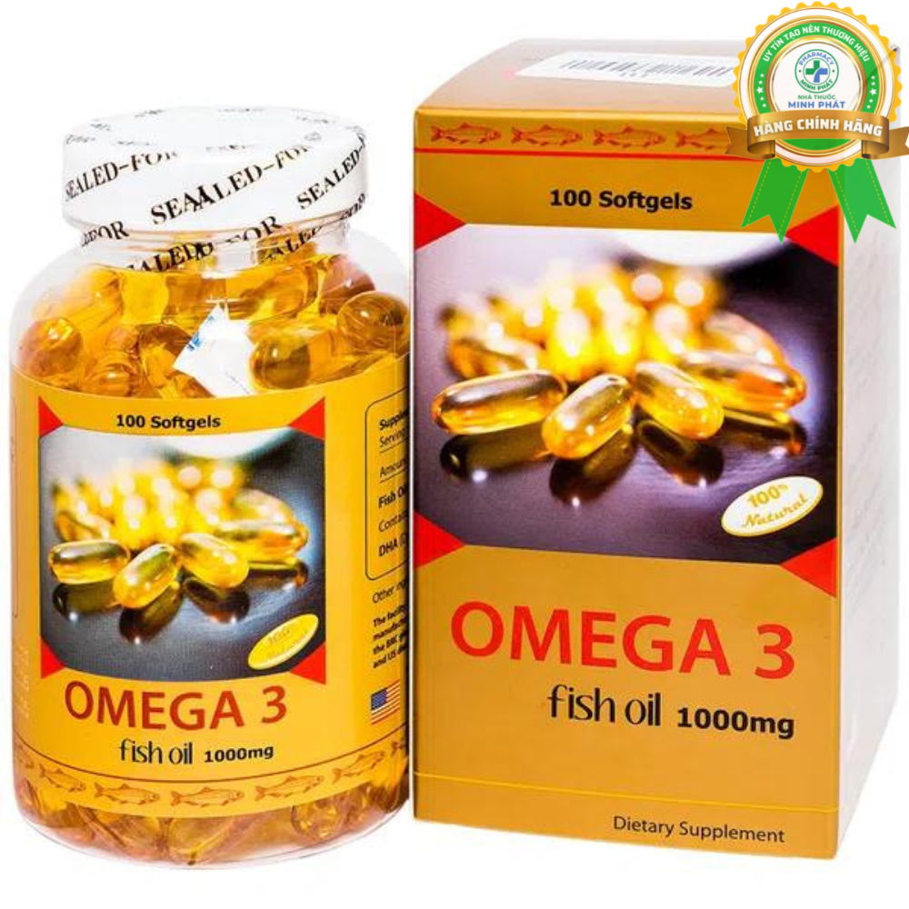Viên dầu cá Omega-3 Alaska Fish Oil Sirio Pharma tốt cho tim mạch (120 viên)